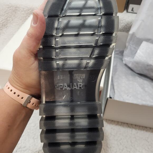 NEW PAJAR Casual Outdoor Winter Snow Waterproof Leather Ankle boot Black SZ 6.5 - Picture 7 of 10